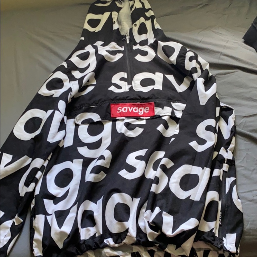 Savage hoodie/rain coat